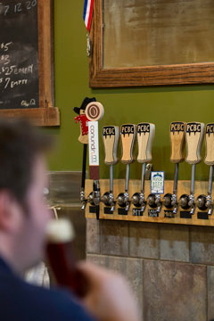 Pateros Creek Brewing Company's line of draught beverages - which now includes Conundrum Coffee Nitro - a cold, non-alcoholic coffee drink.